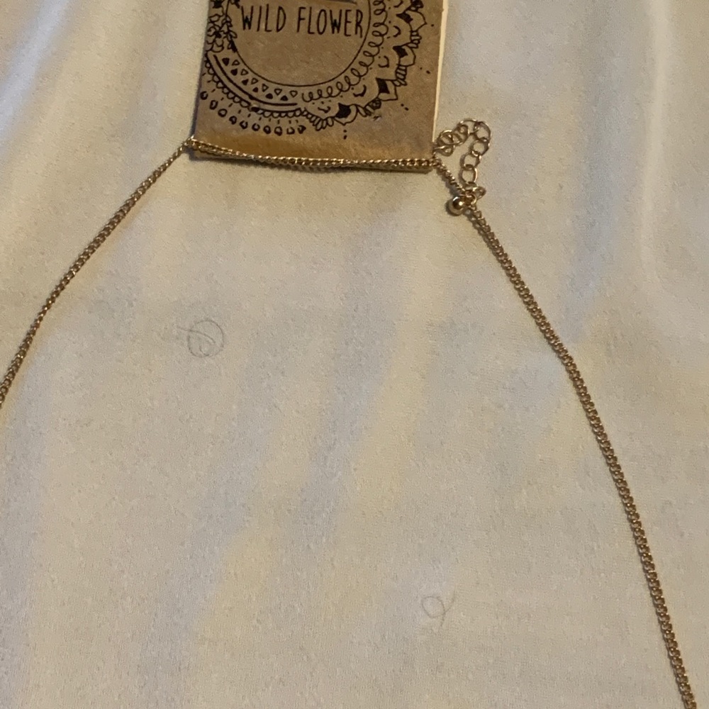 Wildflower charm/tassel necklace - Picture 5 of 5